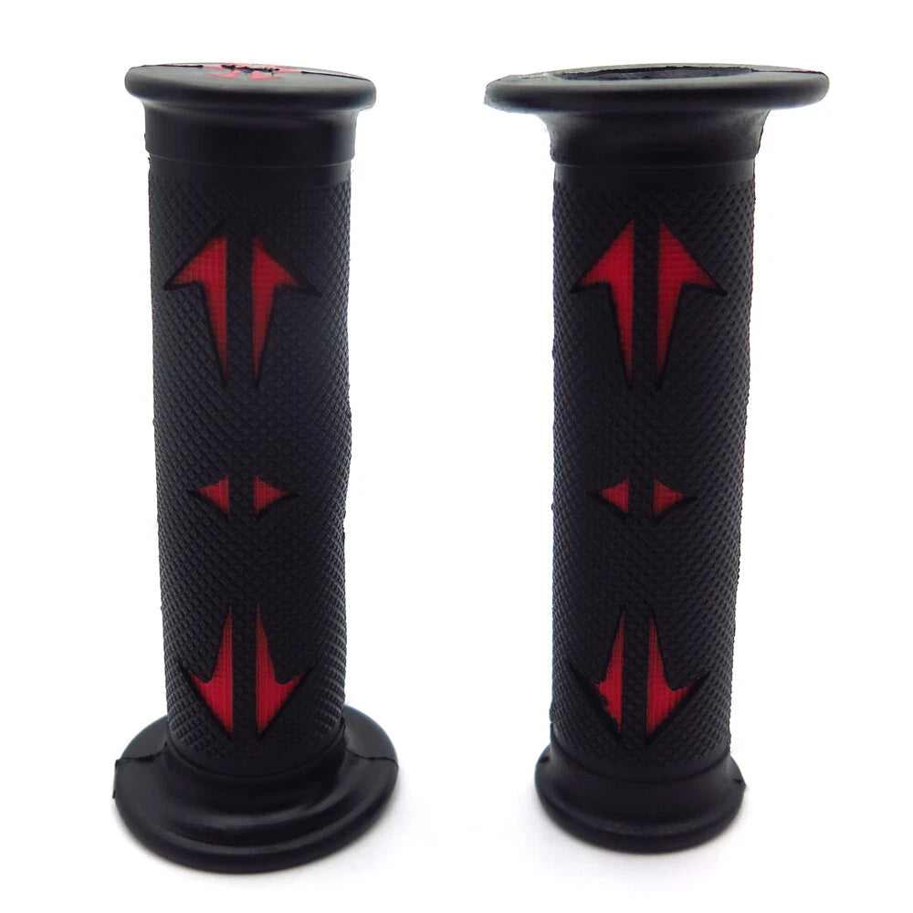 Set of 2 Rubber Hand Grips for Yamaha Dirt Bike (7/8" Left, 1" Right)