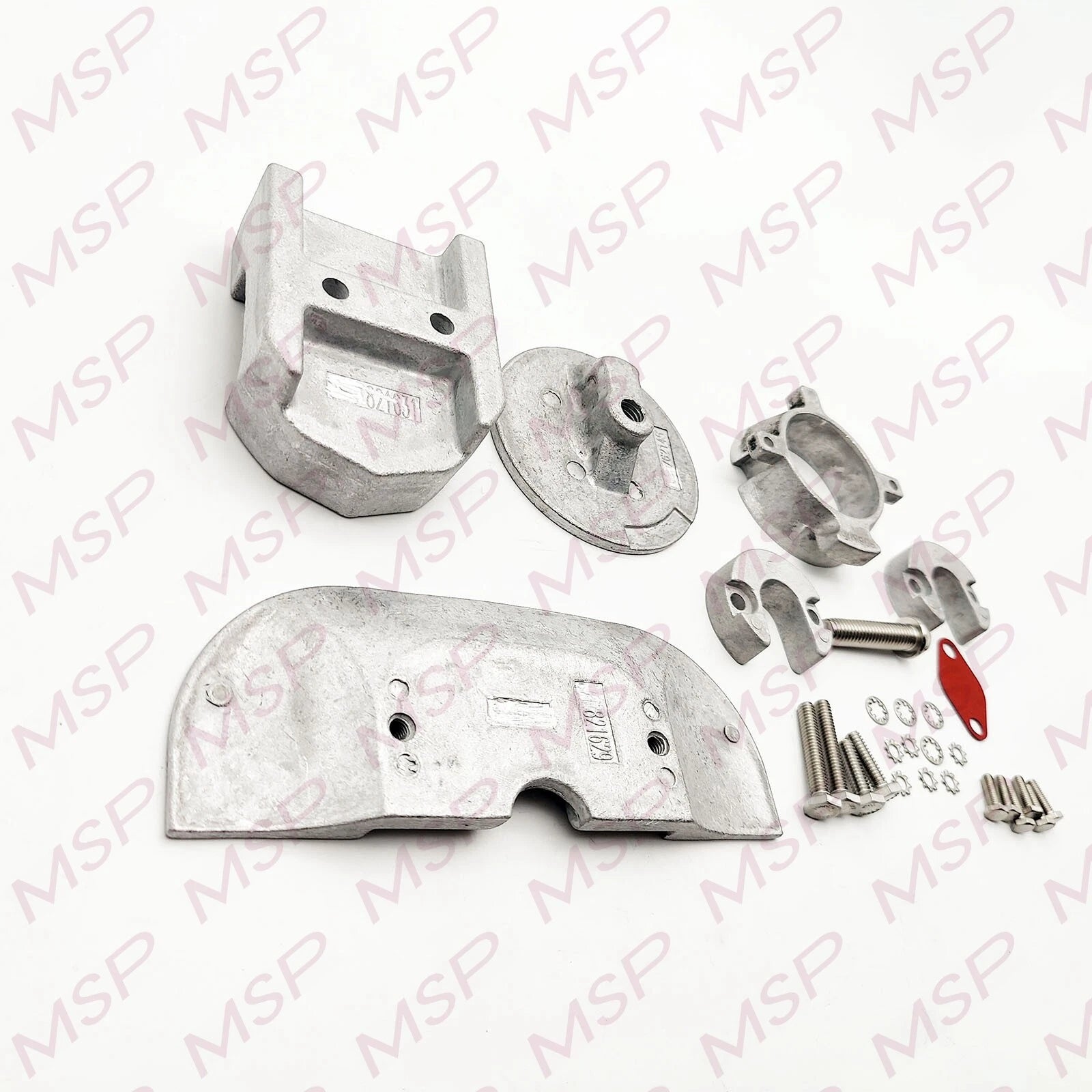 Aluminum Anode Kit for Mercruiser Alpha 1 Gen 2 (W/ Hardware 888756Q03)