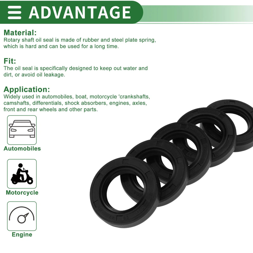 Oil Seal for Rotary Shaft (28x47x10mm)