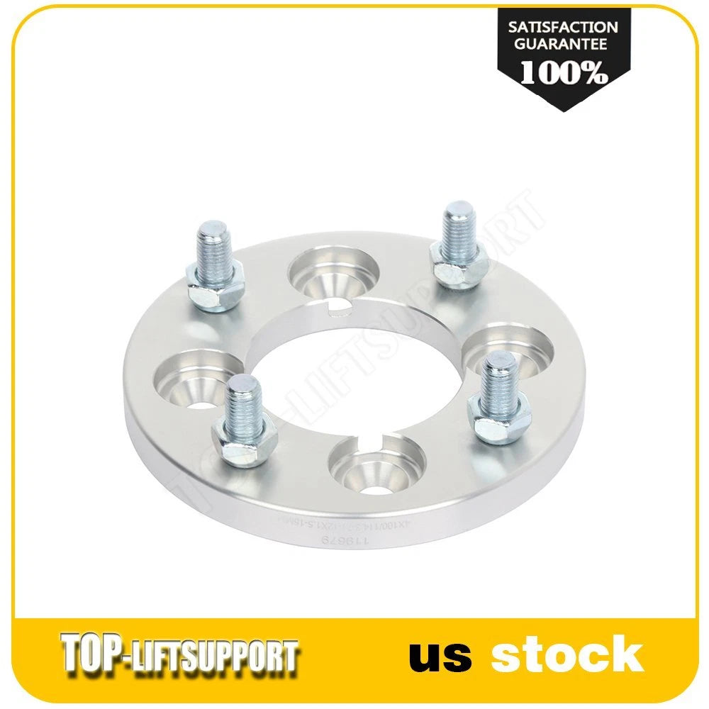 Set of 4 Wheel Adapters for Toyota Corolla, Honda, Mazda (4x100 to 4x114.3)