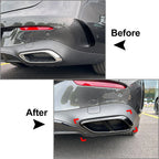 Rear Throat Exhaust Pipe Outlet Cover Trim for Mercedes-Benz CLE Coupe (2024)