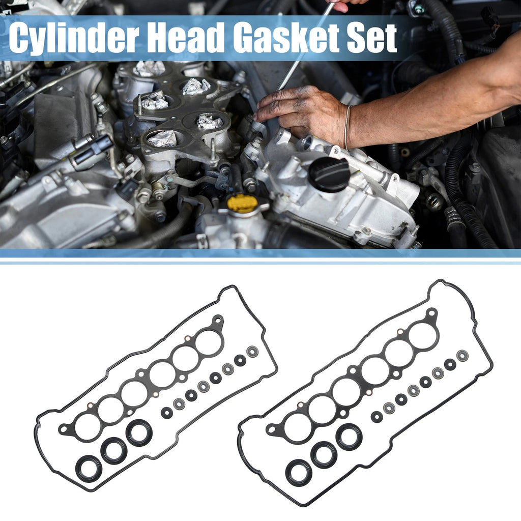 Set of 2 Engine Head Gasket Valve Cover Gasket for Toyota 4Runner (1996–2002)