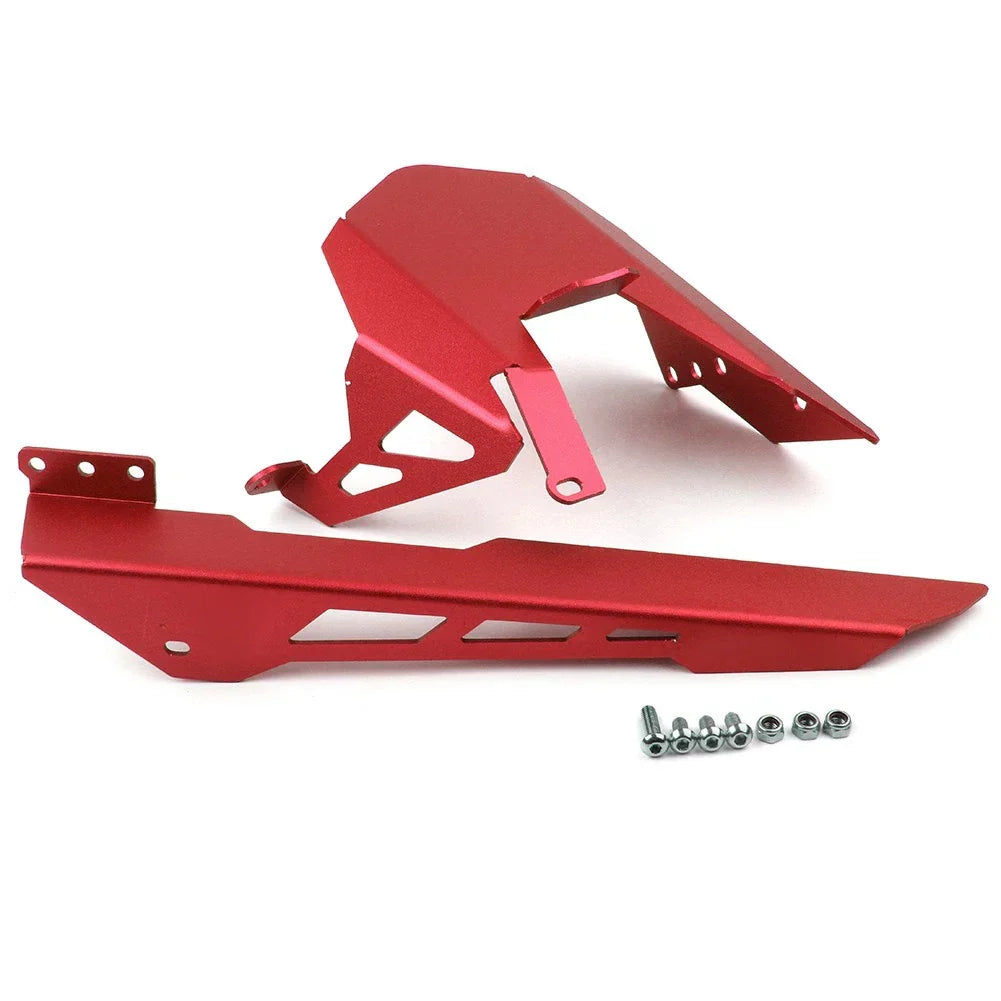 Red Chain Guard Cover Aluminum Billet for Yamaha MT-07 MT07 (2014-2016)