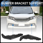 1 Pair Front Bumper Retainer Bracket No. 521450E050 for Toyota Highlander (2011–2013)