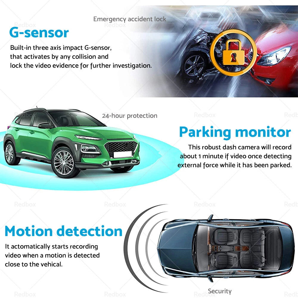 4K Dash Cam for Universal Cars (UHD 2160P, WiFi, GPS, 170°)