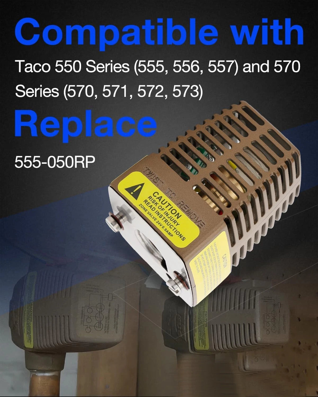 Zone Valve Power Head for Taco 550 570 Series