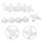 Set of 4 Gazebo Awning Tent Connectors Plastic