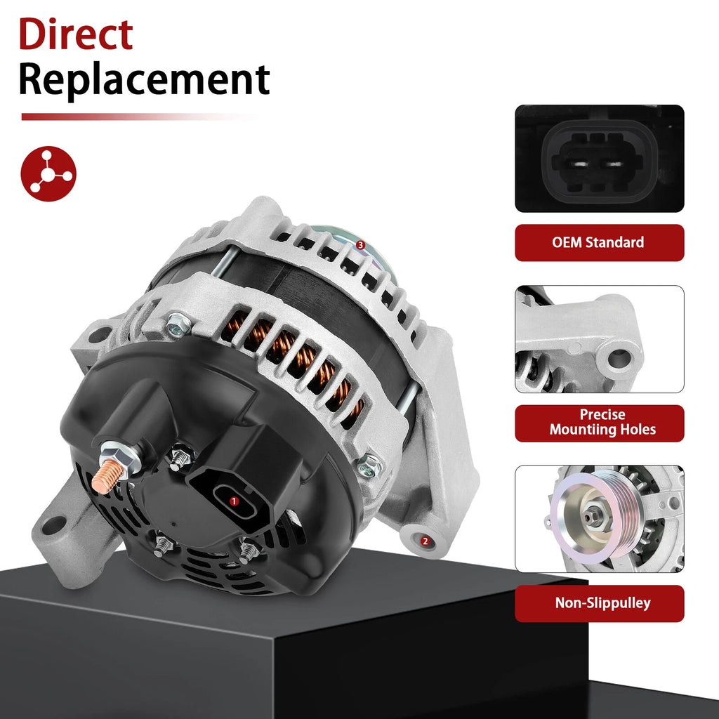 Alternator for Chevy Equinox Pontiac Torrent (2007-2009)