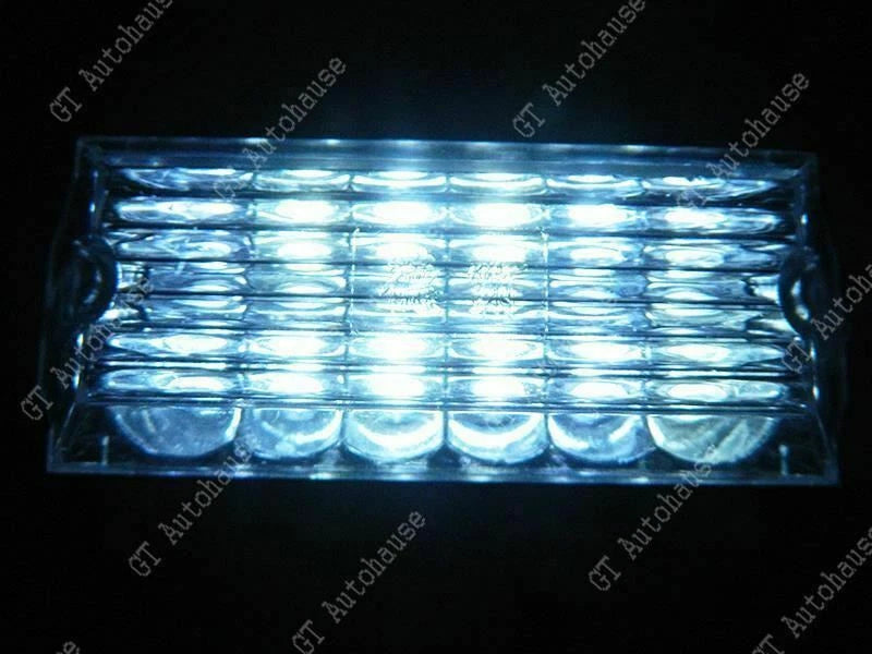 10PCS White Side Marker Lights for Commercial Truck Trailer (Universal)