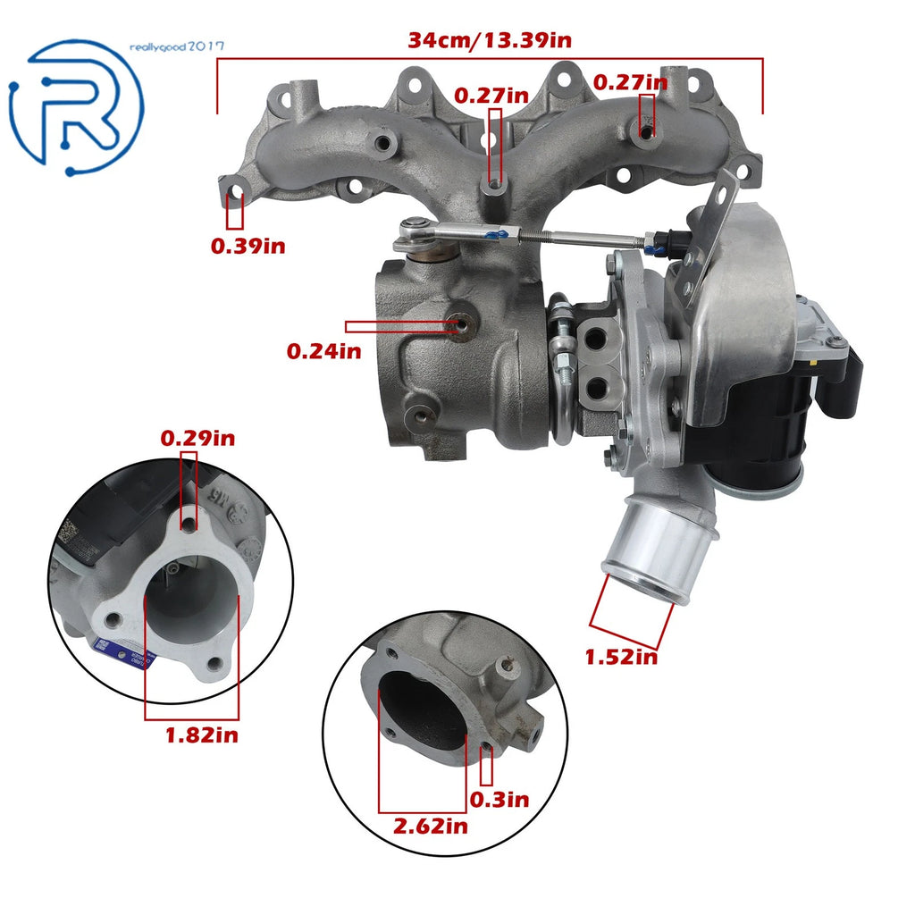 Turbocharger for Hyundai Sonata Eco 1.6L (2015–2019) Kia Optima (2016–2020)