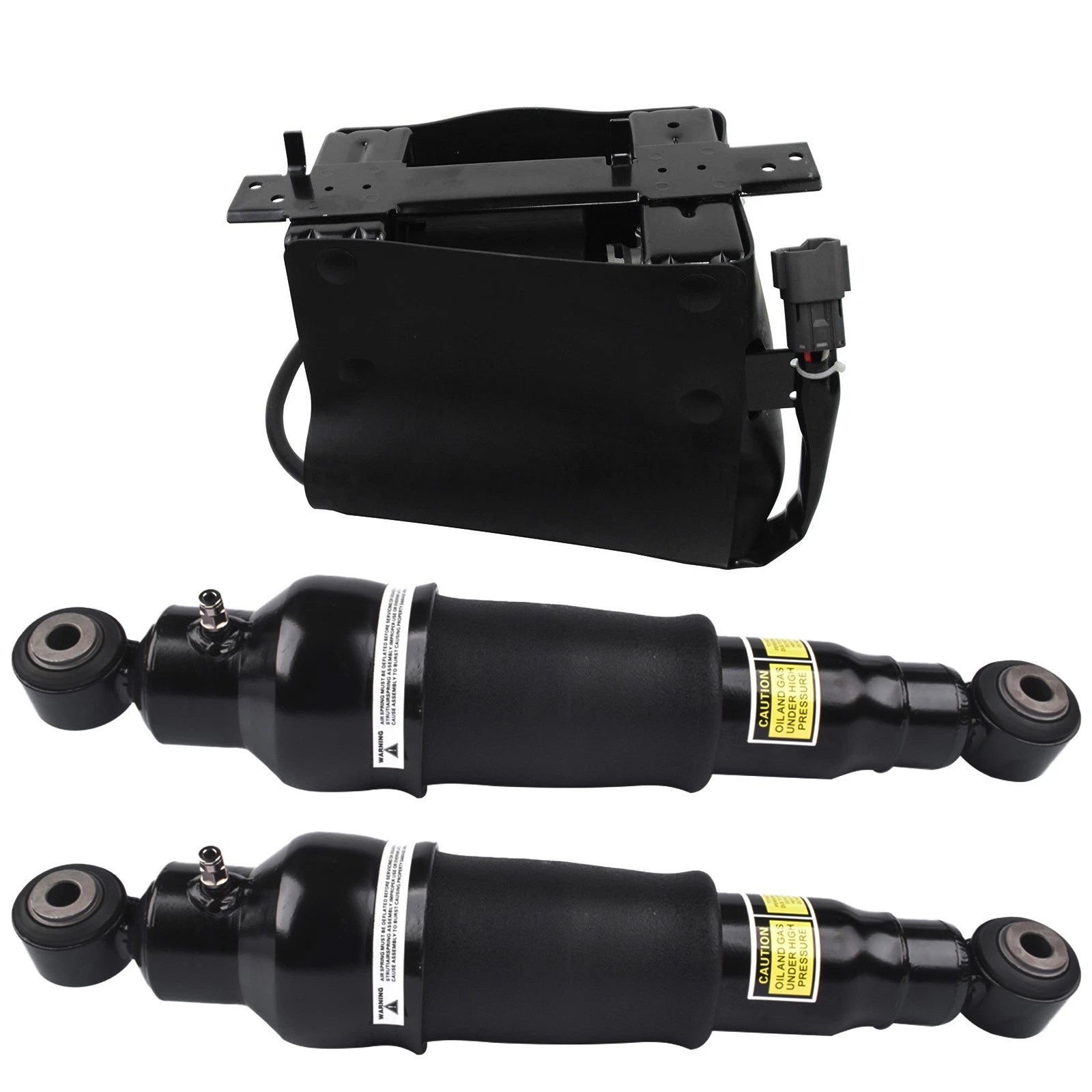 Rear Pair Air Shock Absorber Strut & Compressor Pump for Nissan Armada (2008–2015)