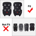 Remote Key Fob Shell Case Cover for GMC Yukon, Chevy Tahoe, Suburban, Silverado
