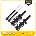 Set of 4 Complete Struts and Rear Shocks for Volkswagen Golf Jetta Passat Rabbit