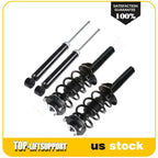 Set of 4 Complete Struts and Rear Shocks for Volkswagen Golf Jetta Passat Rabbit