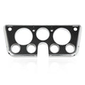 Dash Bezel for Chevy C10 Truck (1967–1972) Black/Chrome 7 Hole