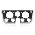 Dash Bezel for Chevy C10 Truck (1967–1972) Black/Chrome 7 Hole