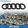 Set of 5 Oil Seal Rotary Shaft Seal for Various Models (25x35x6mm)