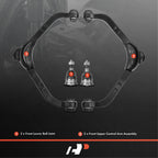 Set of 4 Front Upper Control Arms & Lower Ball Joints for Jeep Liberty (2002–2012)