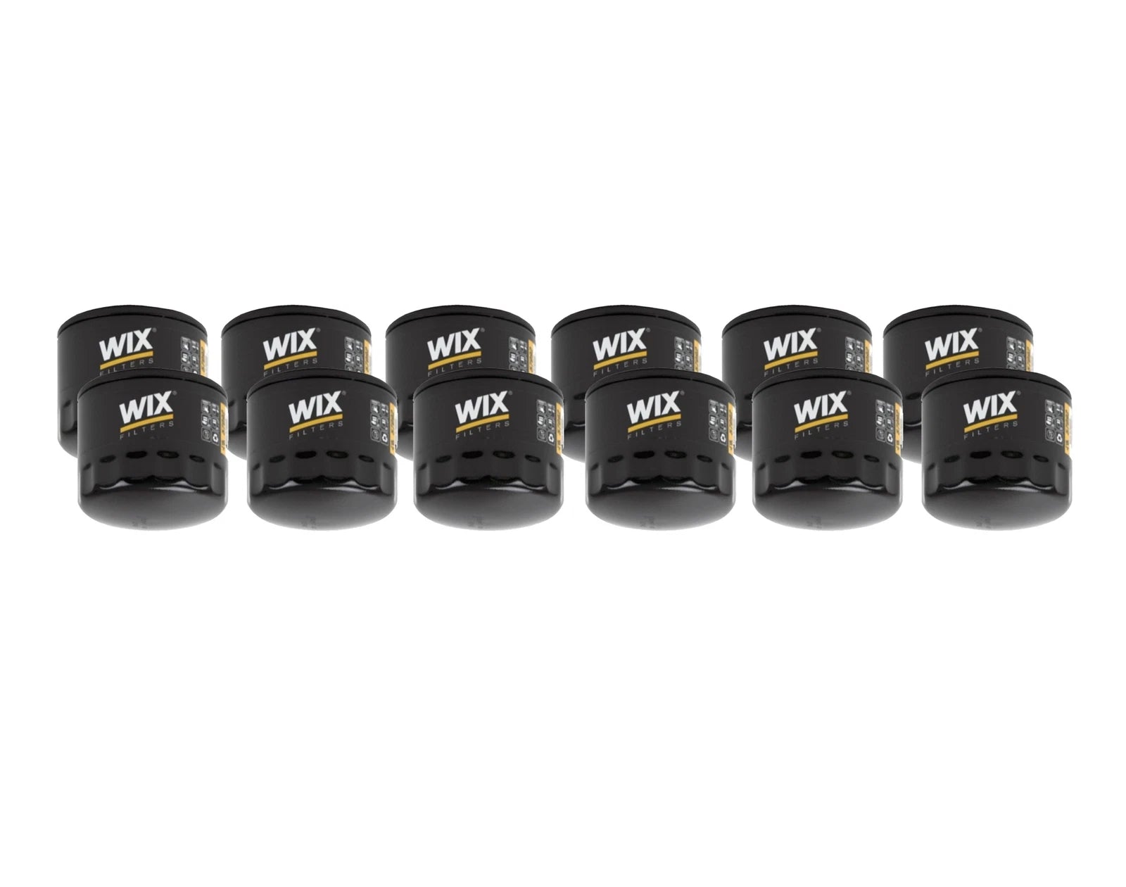 Set of 12 Engine Oil Filters for Chrysler Dodge Mitsubishi (GAS)