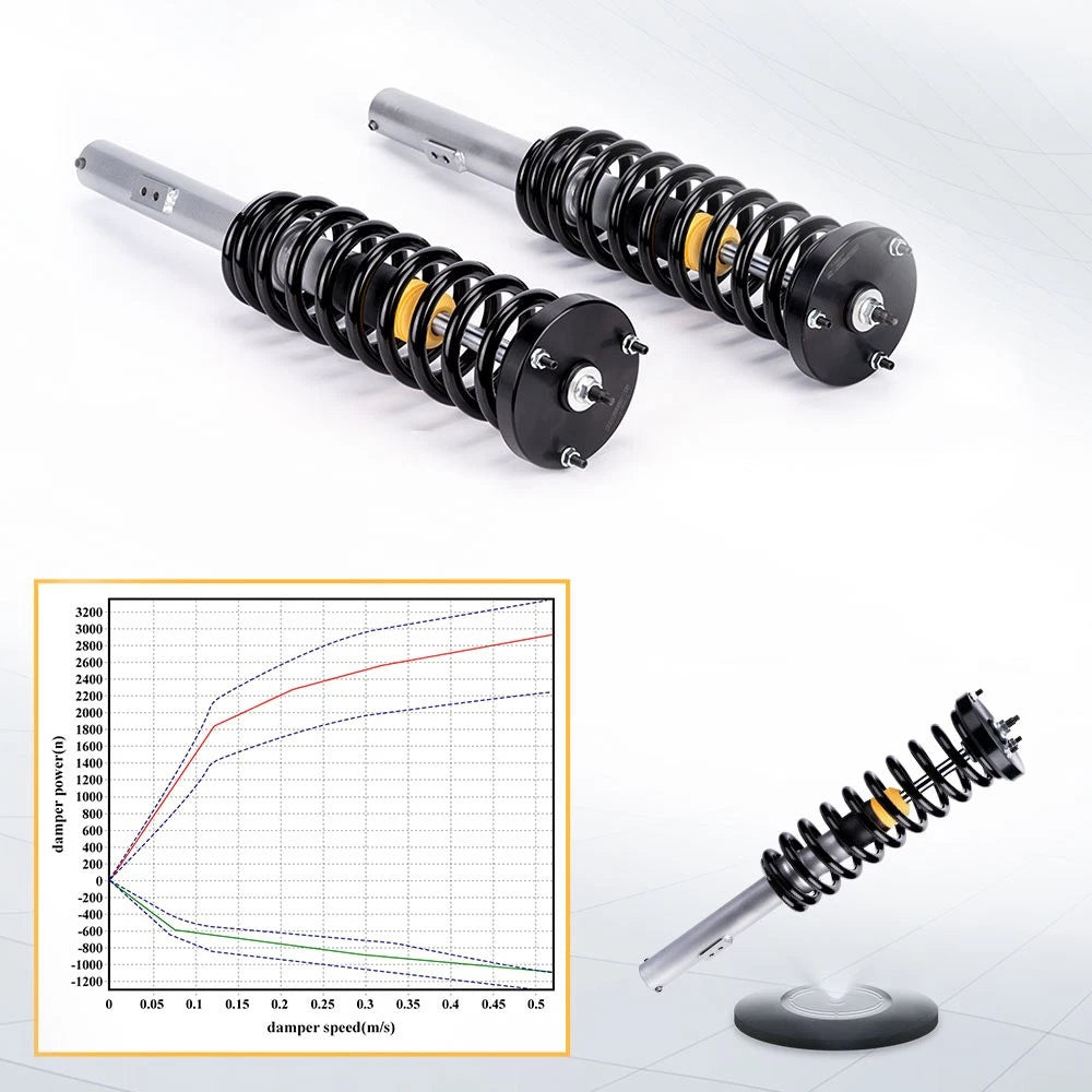 Rear Pair Air to Coil Spring Conversion Kit for Benz S-Class W220 (2000–2006)