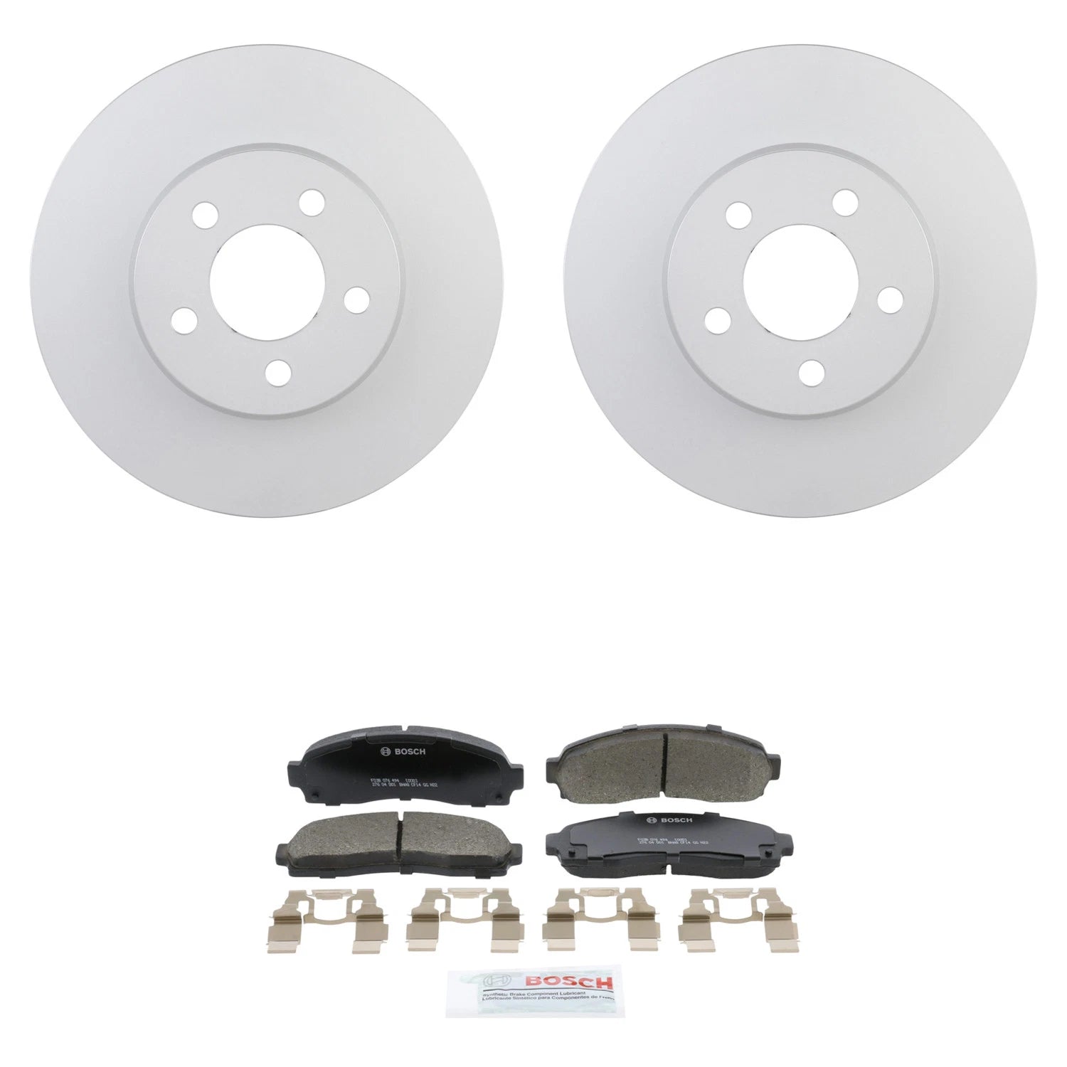 Front Rotors & Ceramic Disc Brake Pad Kit for Ford Explorer Sport (2013–2019)