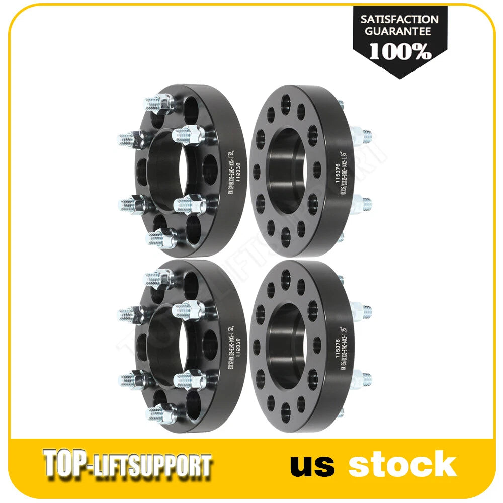 Set of 4 Wheel Spacers for Ford F-150 (2004–2014) 1.25 Inch Hub Centric