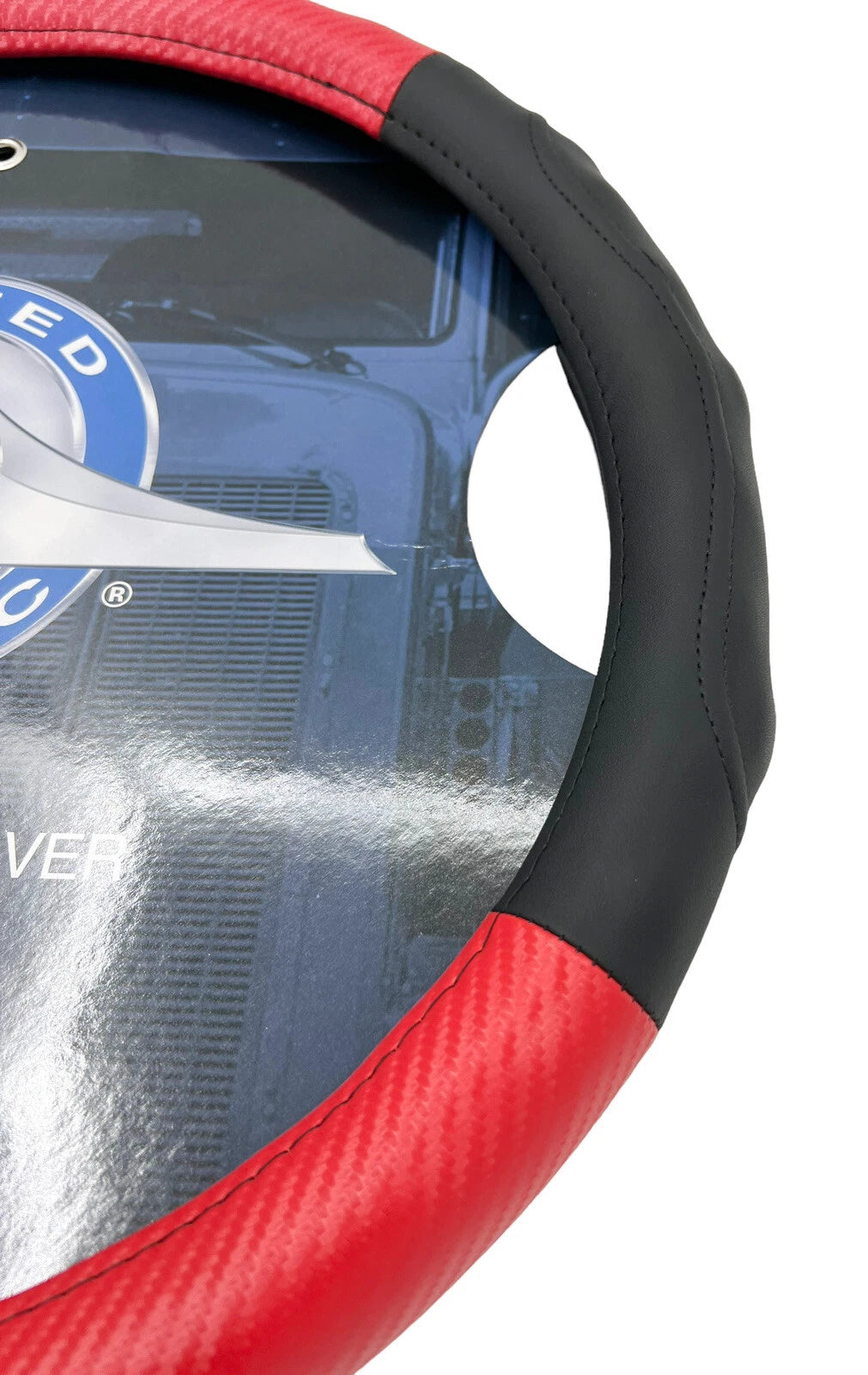 Steering Wheel Cover Carbon Fiber Style for Peterbilt Kenworth (2015–2025)