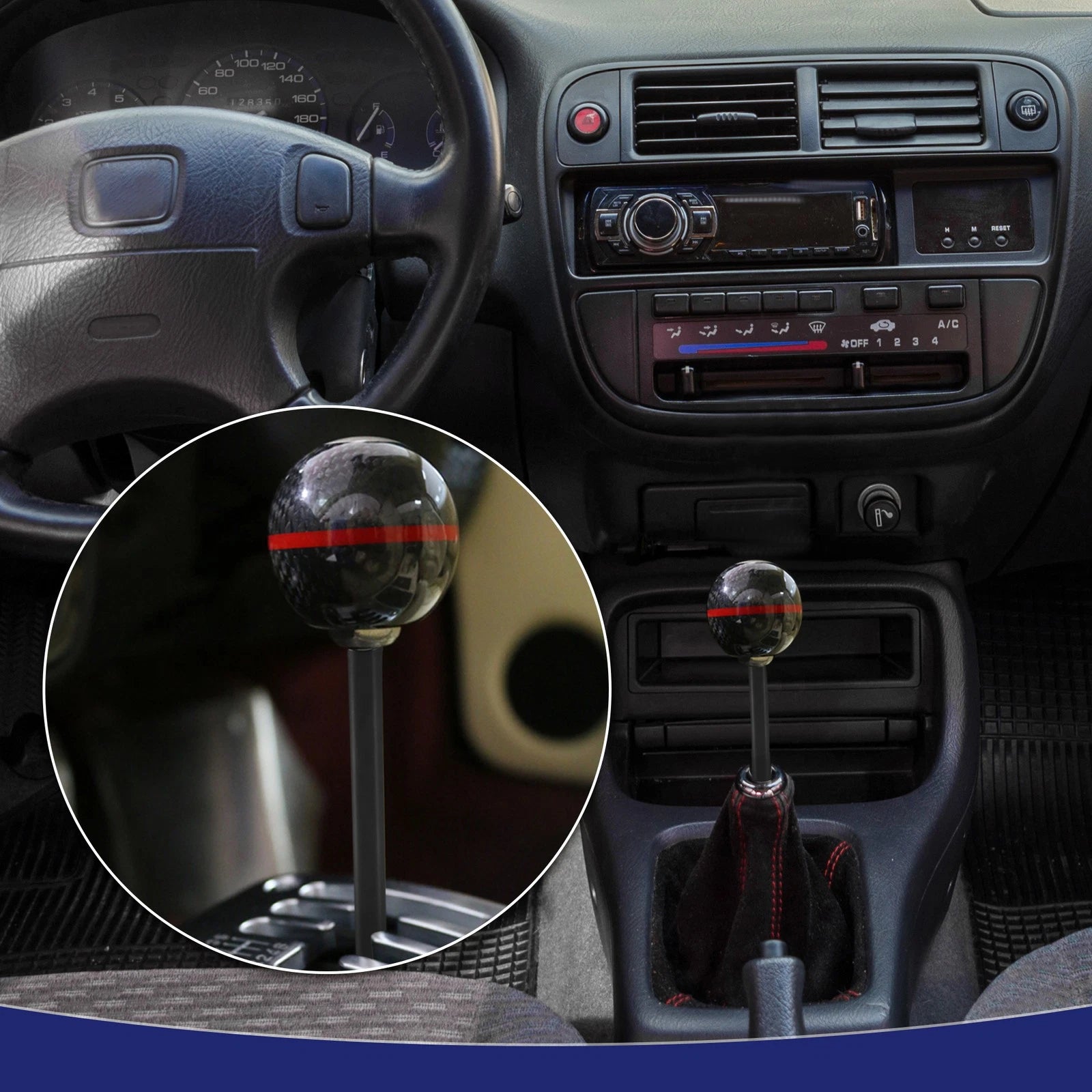 2" Gear Shift Knob Extender for Honda CRX (M10X1.5)