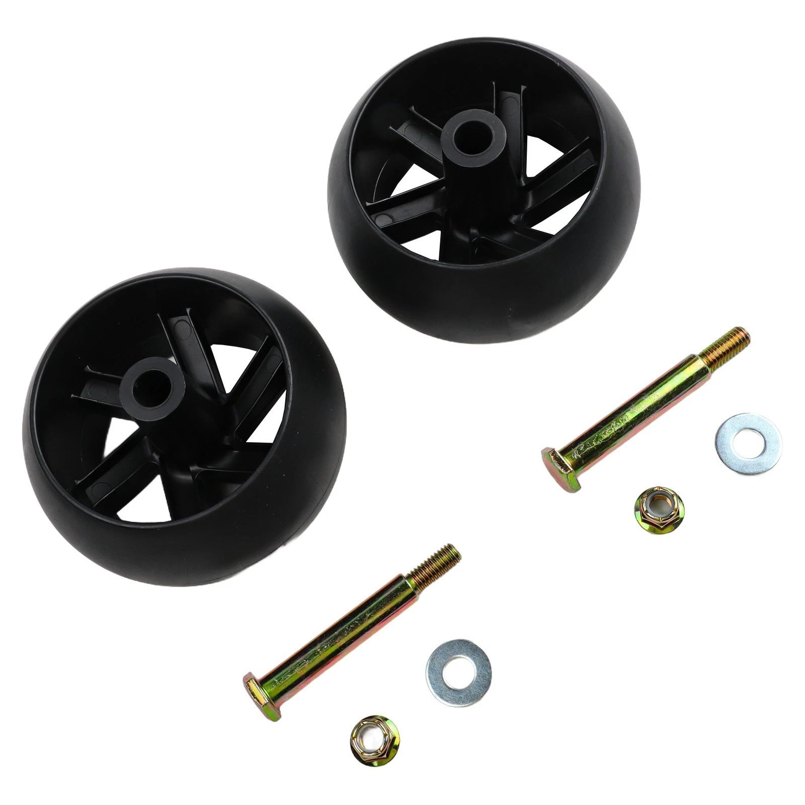 Deck Wheels and Hardware Kit for Lawn Mowers