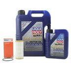 Oil Change Kit 6L Liqui Moly 5W-40 Mahle for Audi 1.8/2.0L
