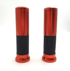 7/8" Dark Orange Anti-Skid Rubber Handlebar Grips for Yamaha YZF R6S FZ6 (2000–2023)