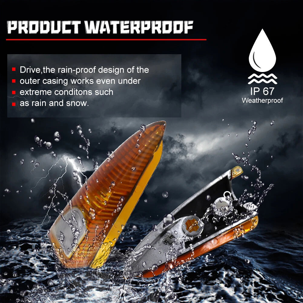 Set of 2 Front View Mirror Signal Lights for Ford Expedition Navigator