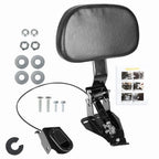 Driver Backrest Pad with Mounting Kit for Road Glide Road King (2009–2021)