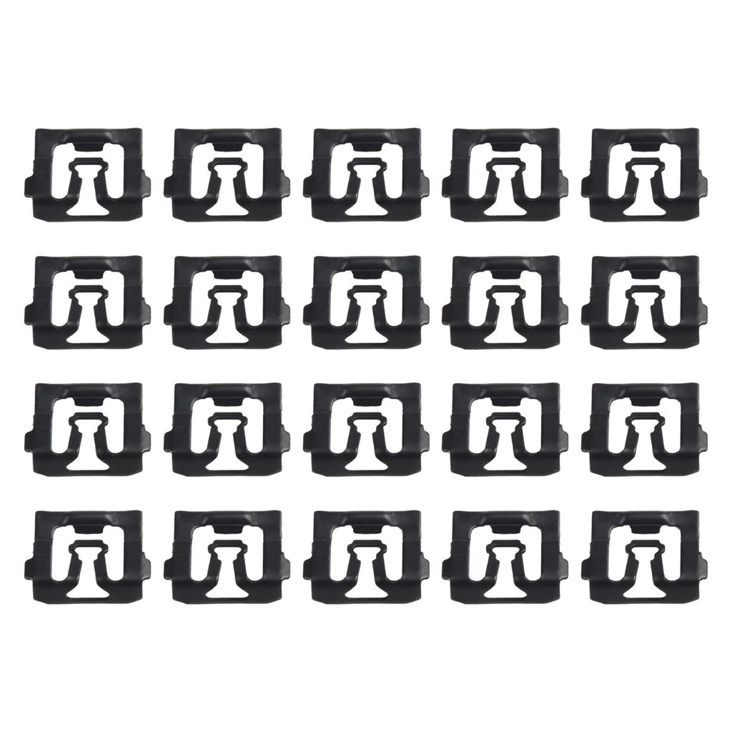 Set of 20 Windshield Trim Molding Clips for Ford (6493, C5ZZ6543413B)