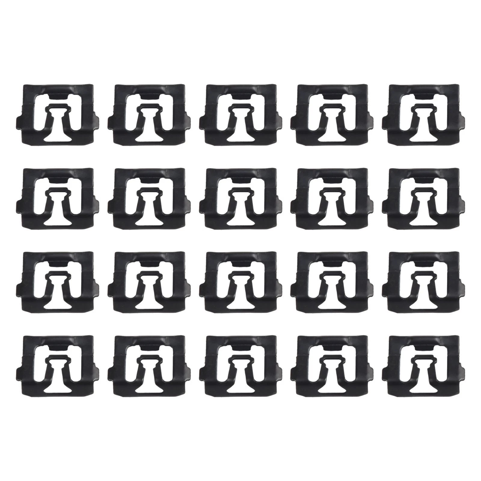 Set of 20 Windshield Trim Molding Clips for Ford (6493, C5ZZ6543413B)