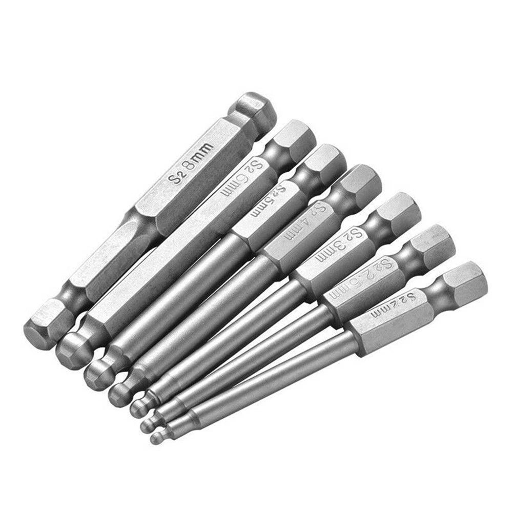 Screwdriver Shaft with 1/4" Hexagon Handle and Strong Magnet