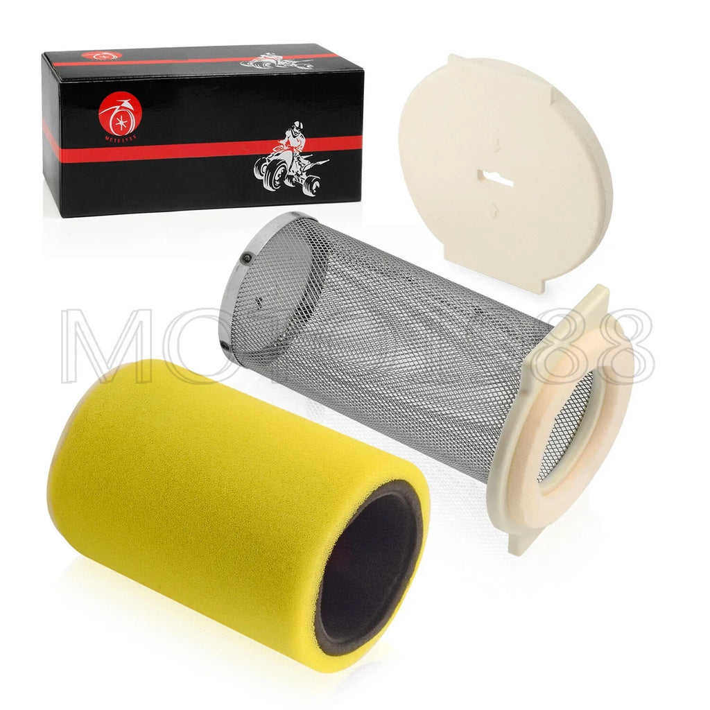 Air Filter & Guide & END CAP for Yamaha Timberwolf 250 YFB250 (1992–2000)