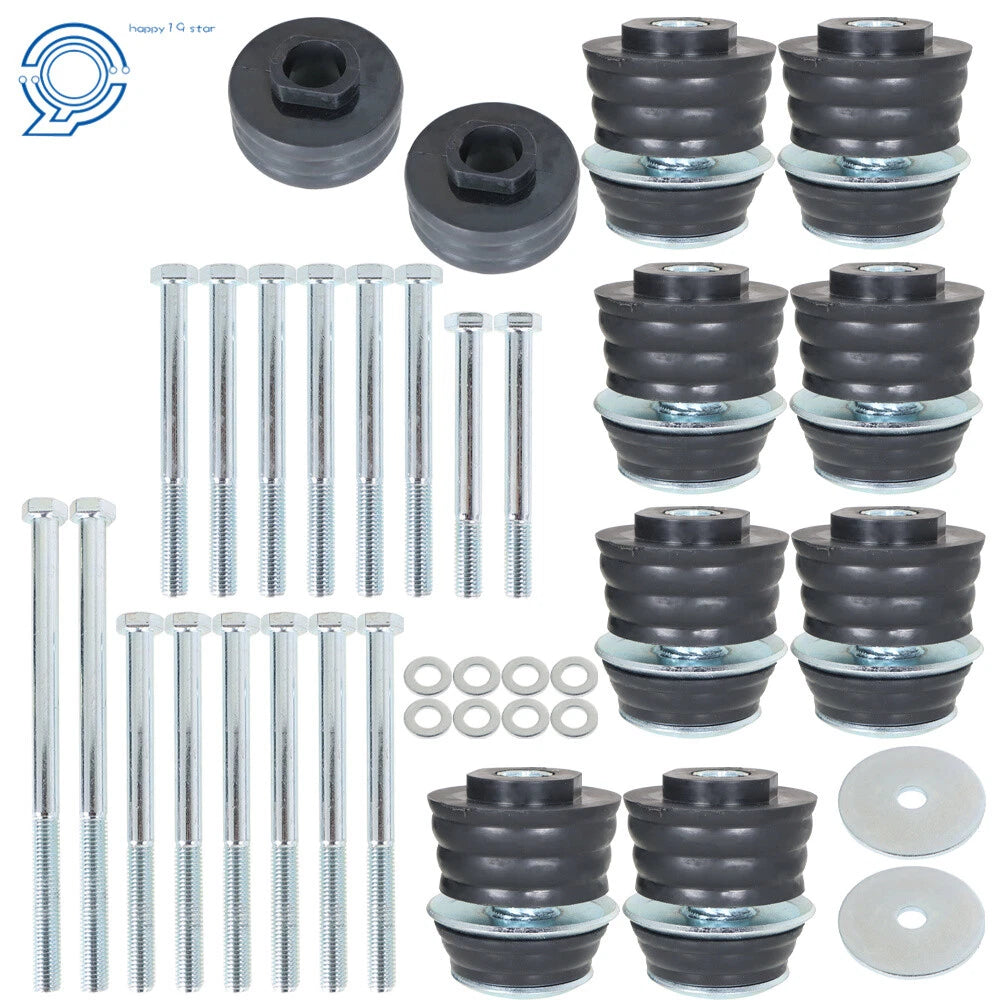 Set of 4 Body Cab Mount Bushings for Ford F250 F350 Super Duty (2008–2016) KF04060BK