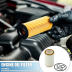 Engine Oil Filter Set for Mercedes (A0001802609, A0001802309)