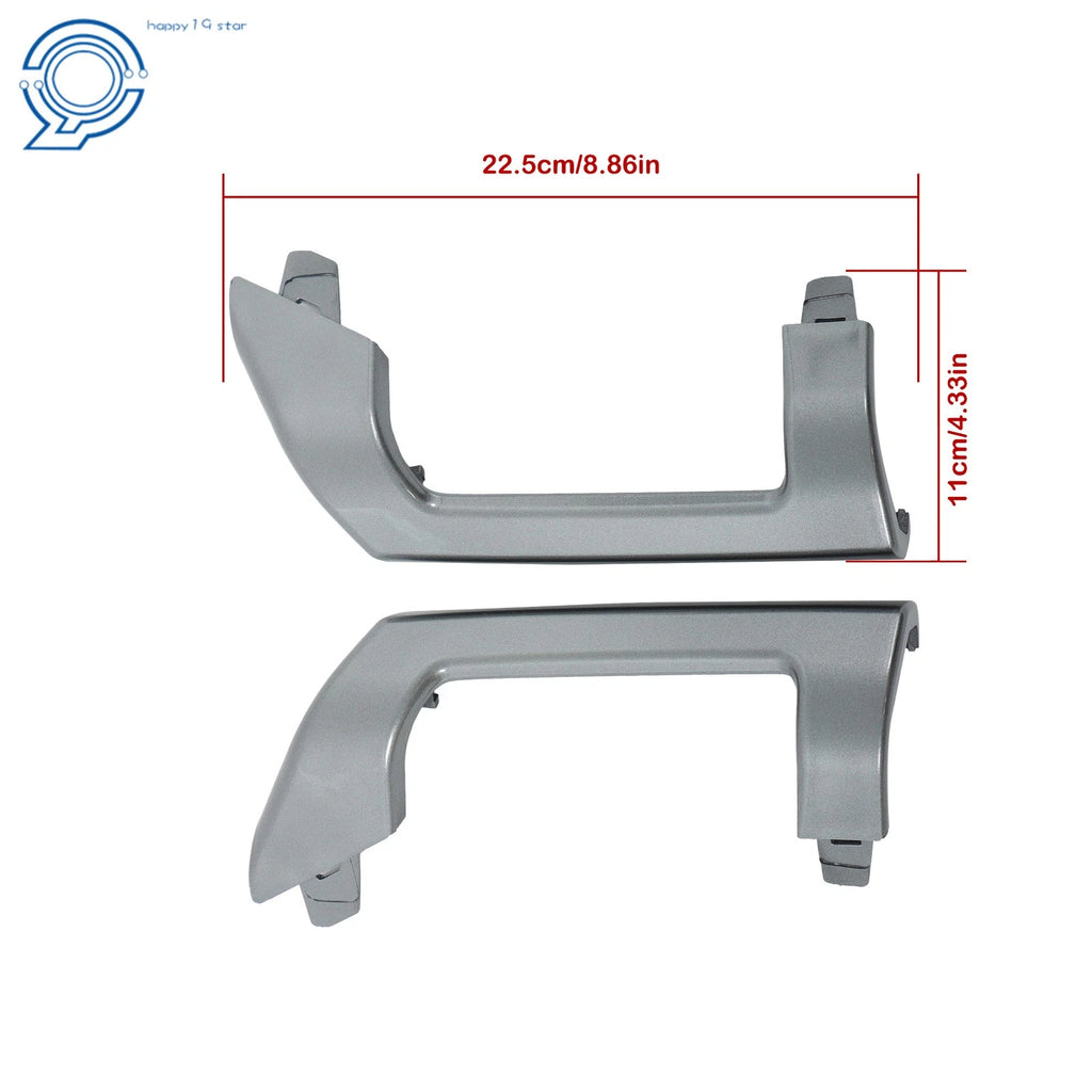 Front Lower Bumper Cover Molding for Nissan Rogue SL (2024) Left + Right Gray