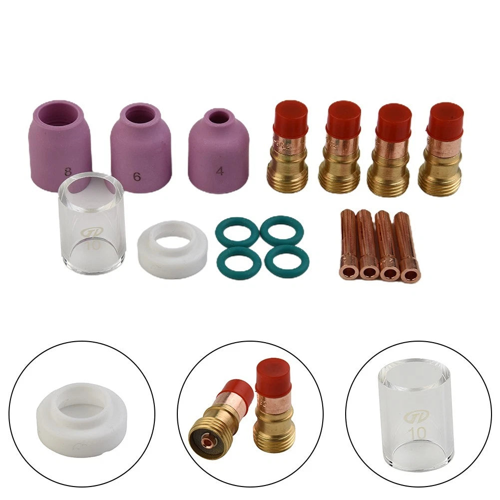 18pcs 2.4mm Welding Plasma Nozzle Accessories for TIG Welders