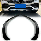 Black Front Bumper Spoiler Trim Cover for Benz GLC X253 (2020-2021)