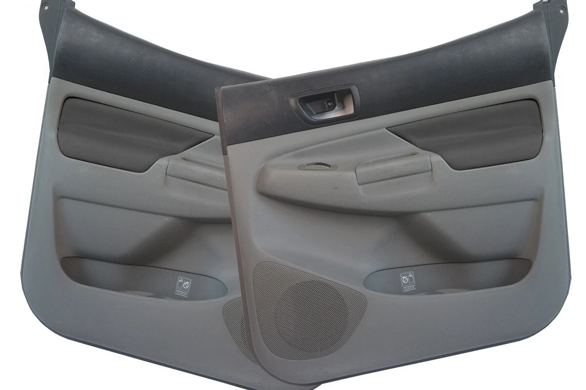Front Insert Door Panel Cover Leather for Toyota Tacoma (2005–2015) Gray