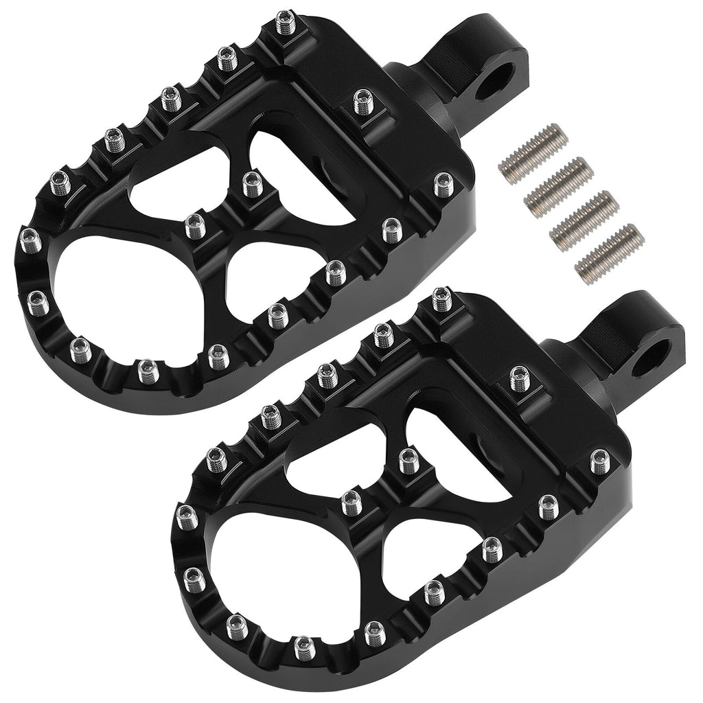 Aluminum CNC Wide Fat Foot Pegs for Harley Dyna