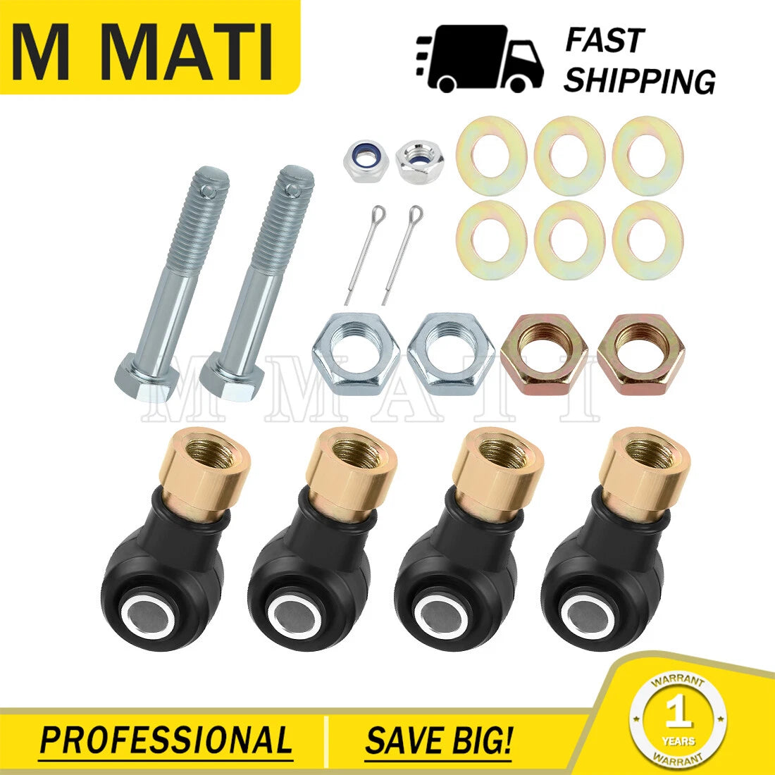 Tie Rod End Kit for Polaris Sportsman 500 4x4 6x6 X2 500 (1998–2013)