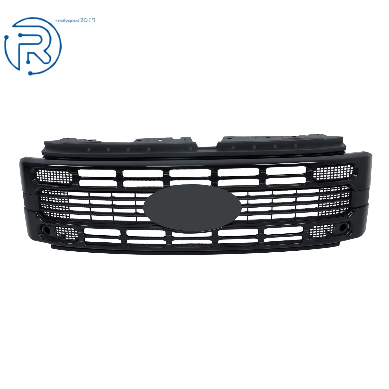 Gloss Black Front Upper Grille for Ford F250 XL/XLT (2023-2024)