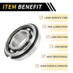 Deep Groove Ball Bearing P6 for Scooter Skateboard Wheel (15x32x9mm)