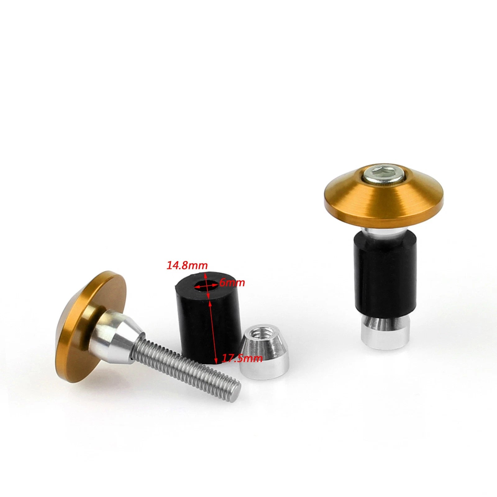 7/8" Handlebar Grips & Bar End Plugs for Universal Motorcycle (All Years)