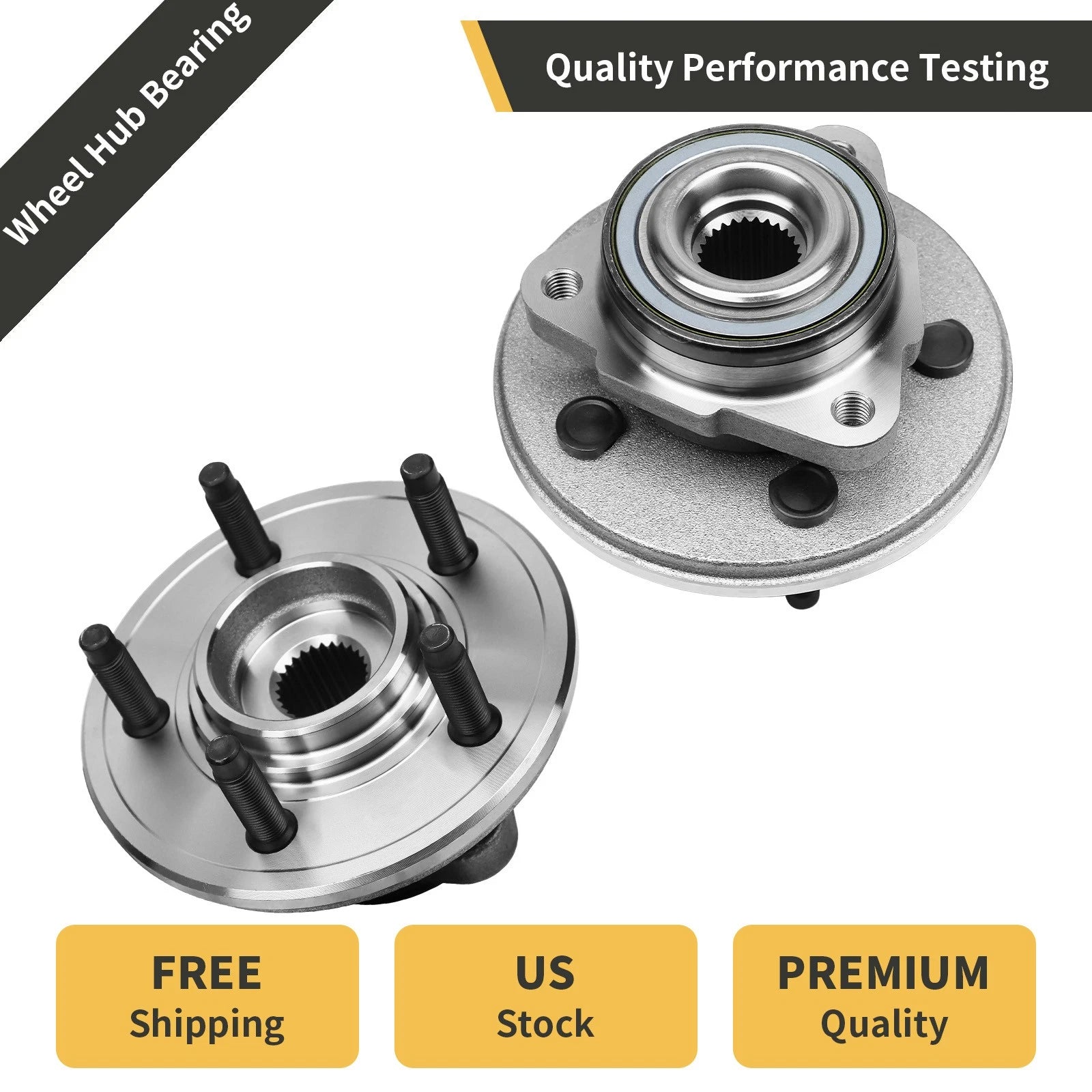 Front Wheel Bearings Hub for Ford Explorer Mercury Mountaineer Aviator (2002–2005)
