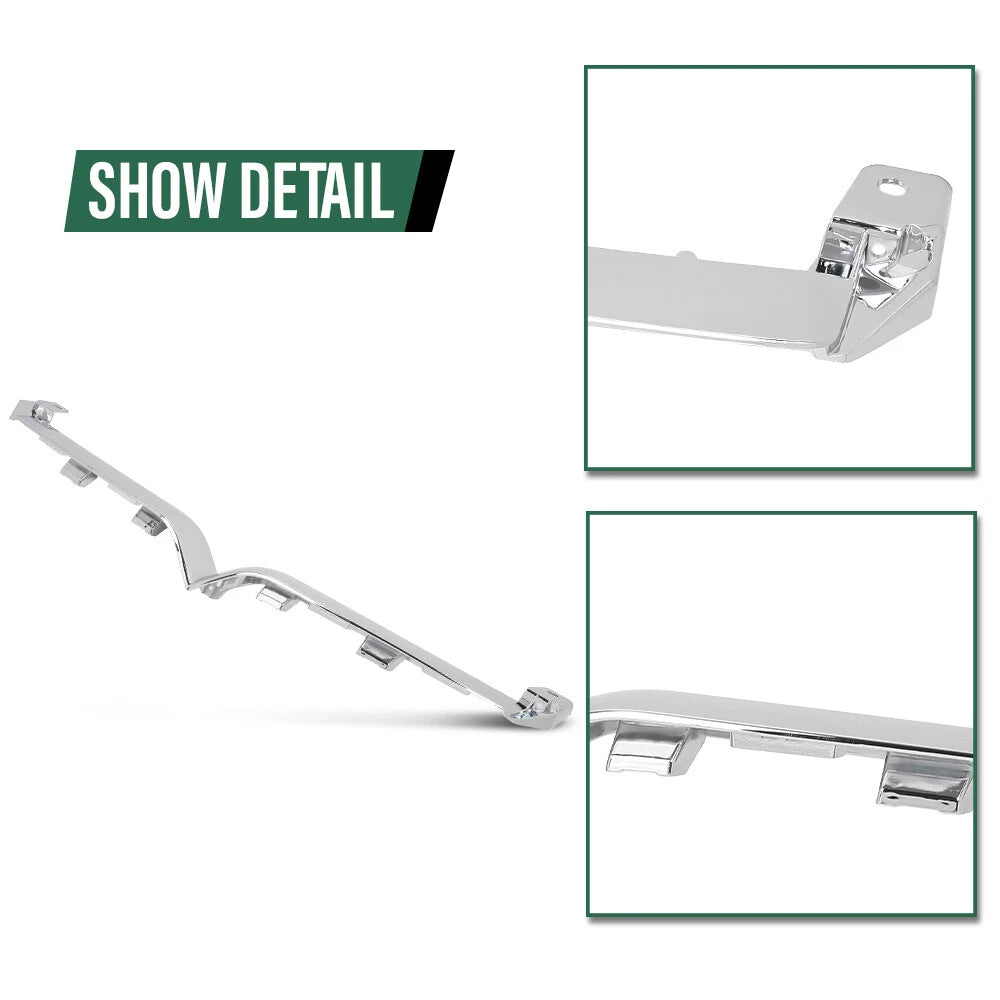 Front Upper Bumper Grille Trim for Tesla Model S (2016–2021) Silver